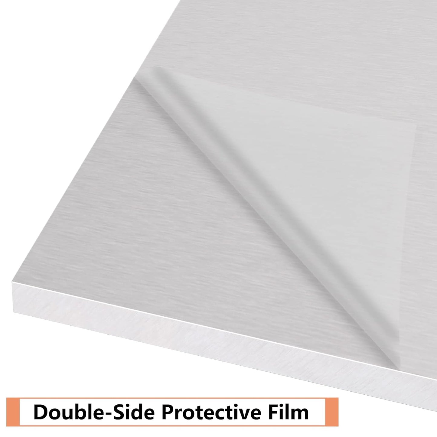6061 T651 Aluminum Sheet Metal 6 x 6 x 1/2 (12.7MM) Inch Heat Treatable Rectangle 0.50" Thick Flat Plain Aluminum Metal Plate for Crafting, Industry, Covered with Protective Film