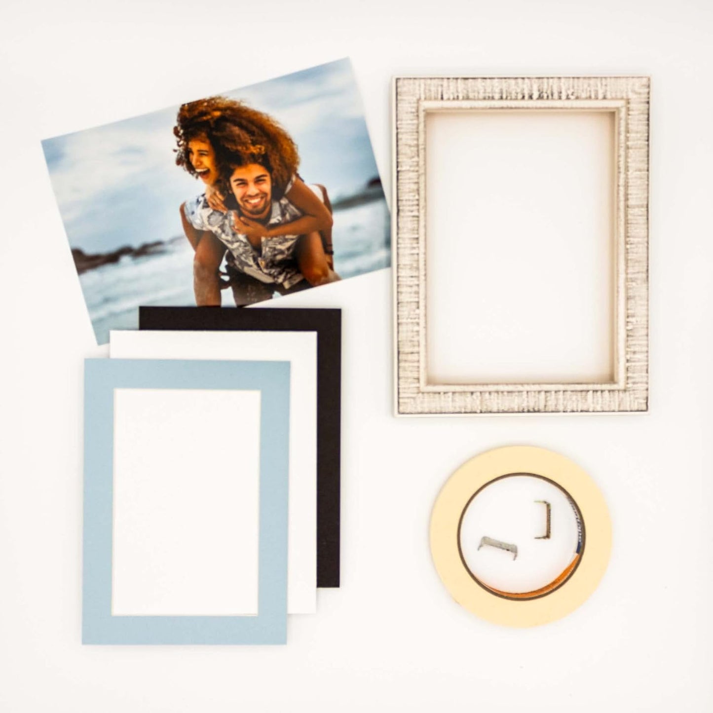 6x8 Mat for 8x10 Frame - Precut Mat Board Acid-Free Show Kit with Backing Board, and Clear Bags Baby Blue 6x8 Photo Matte Made to Fit a 8x10 Picture Frame Matboard for Framing, Pack of 10 Mats