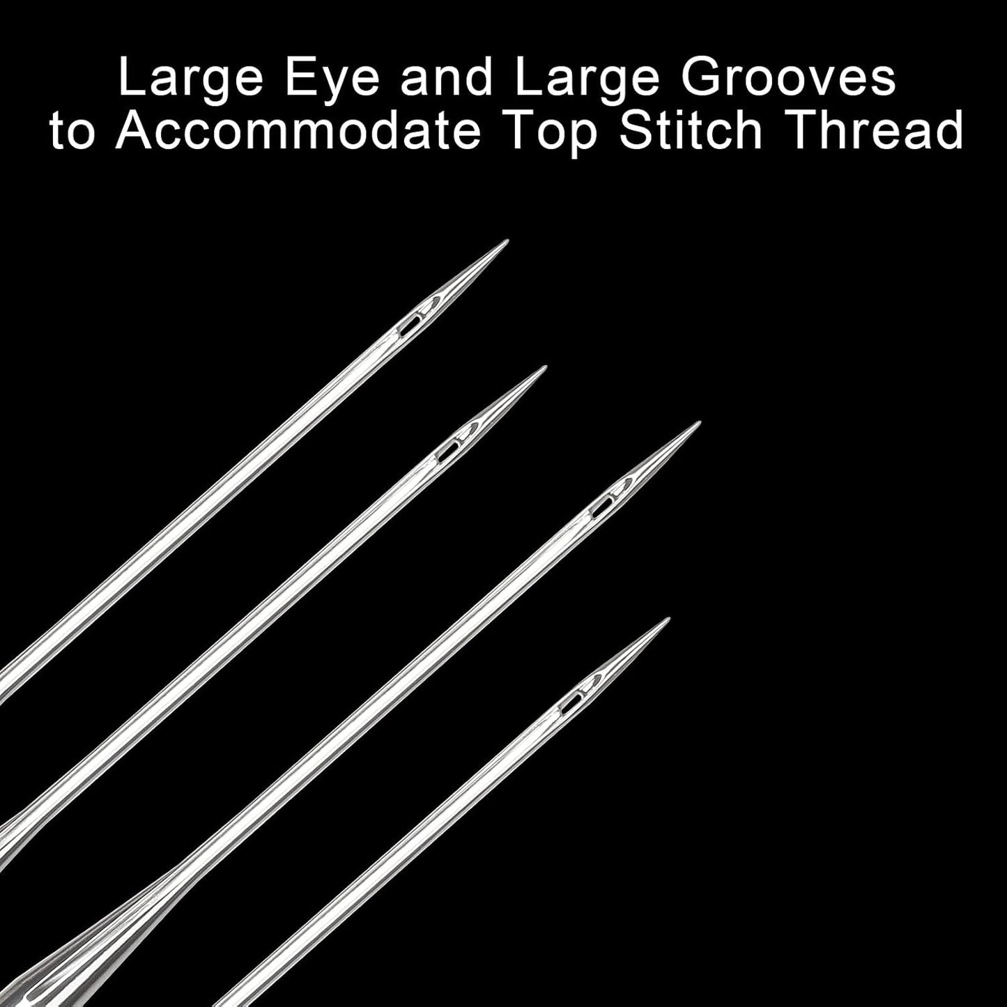 50 Pcs Sewing Machine Needles for Brother, Size 100/16 130/705H HAx1 Embroidery Machine Needles for Brother Sewing Machine (5 Pack of 10 Needles)
