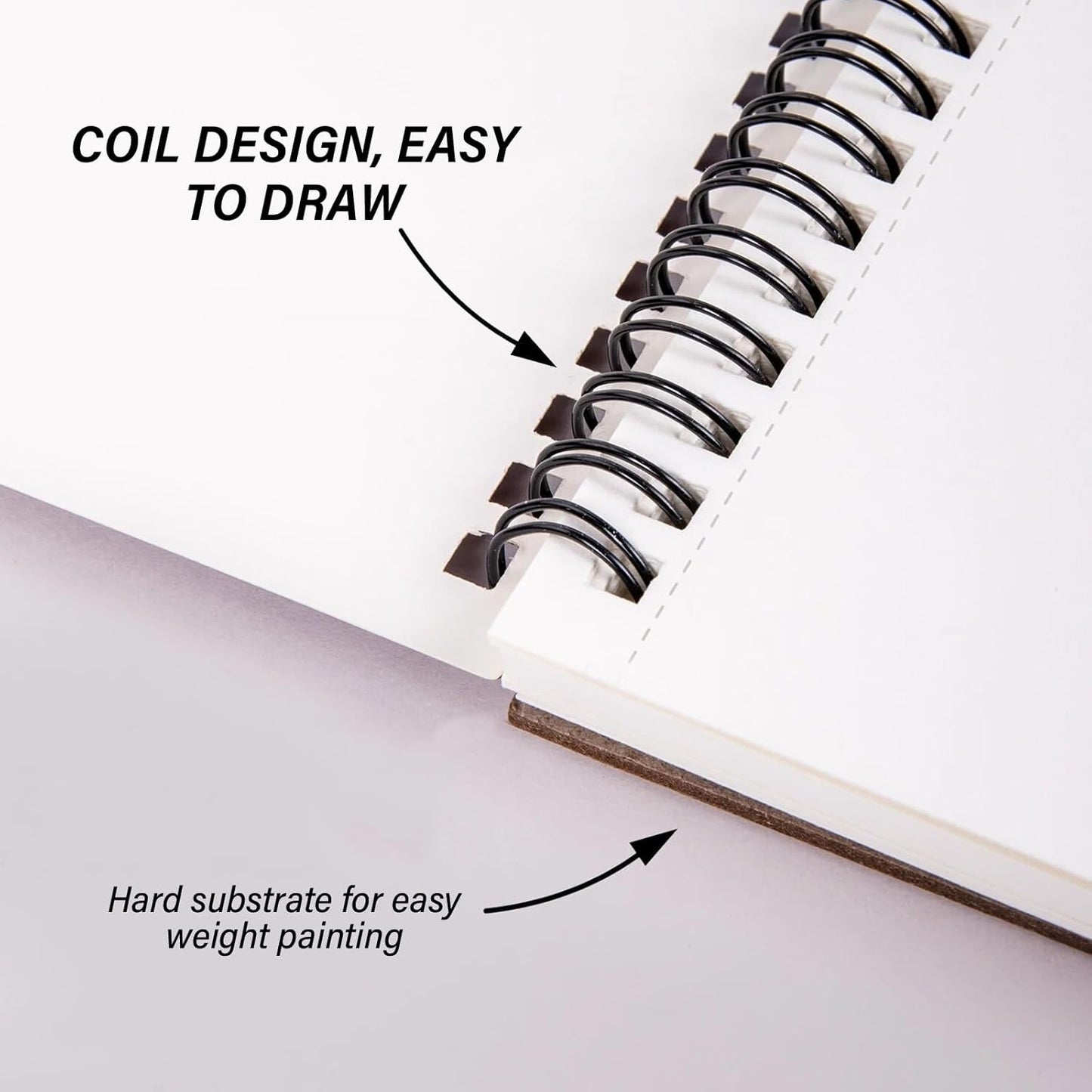 Cabreche Cute Sketchbook Top Spiral Bound Sketch Pad, 9 x 12 inch,100GSM Thick Paper,50 Sheets 100 Pages,Art Sketch Book Artistic Writing Drawing Paper for Girls Women Beginners-Sea Turtle