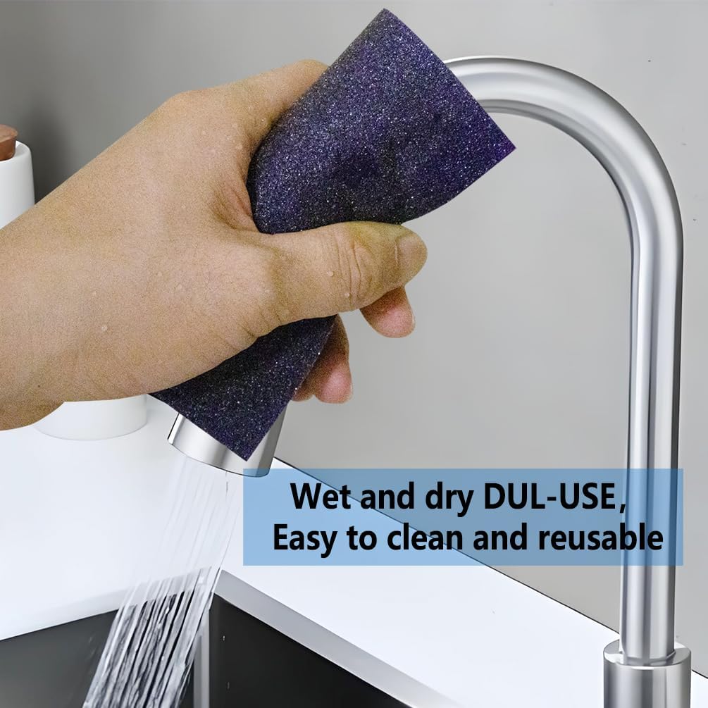 16 Pack 150 Grits Sanding Sponge Medium Sanding Block, Washable and Reusable Wet Dry Sandpaper Block Sandpaper Sponge for Wood Metal FurniturePaint and Drywall