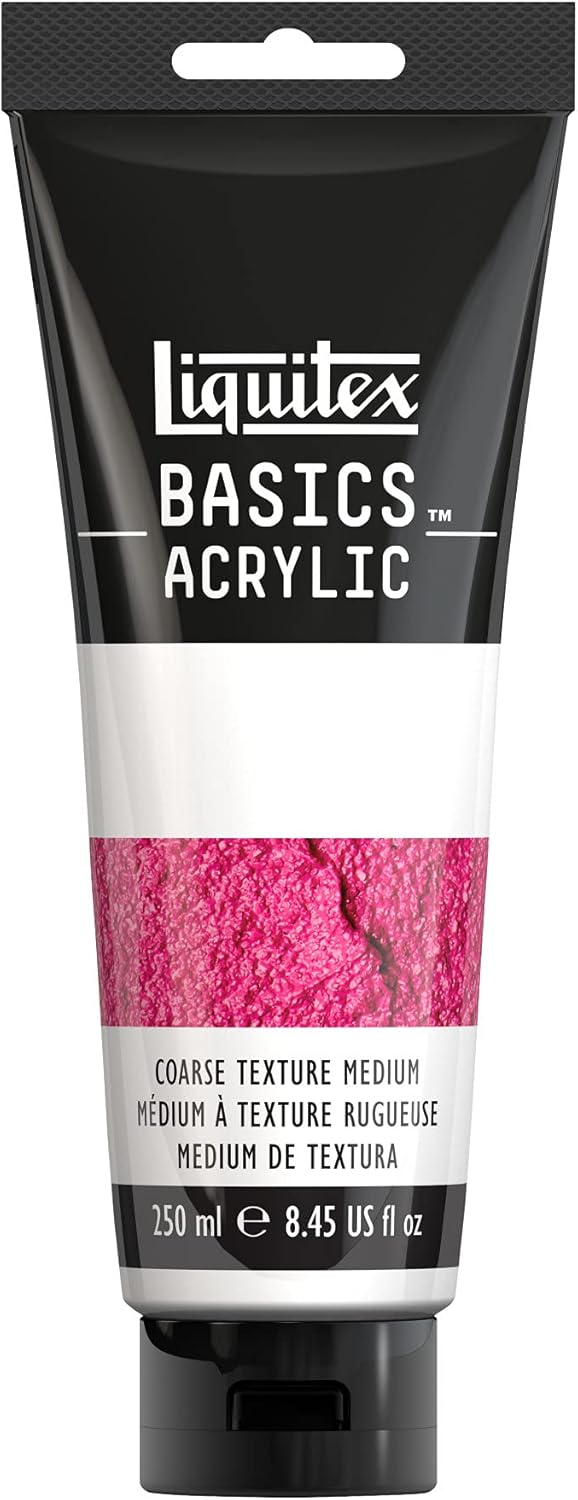 Liquitex BASICS Coarse Texture Gel Medium, 250ml (8.4-oz) Tube