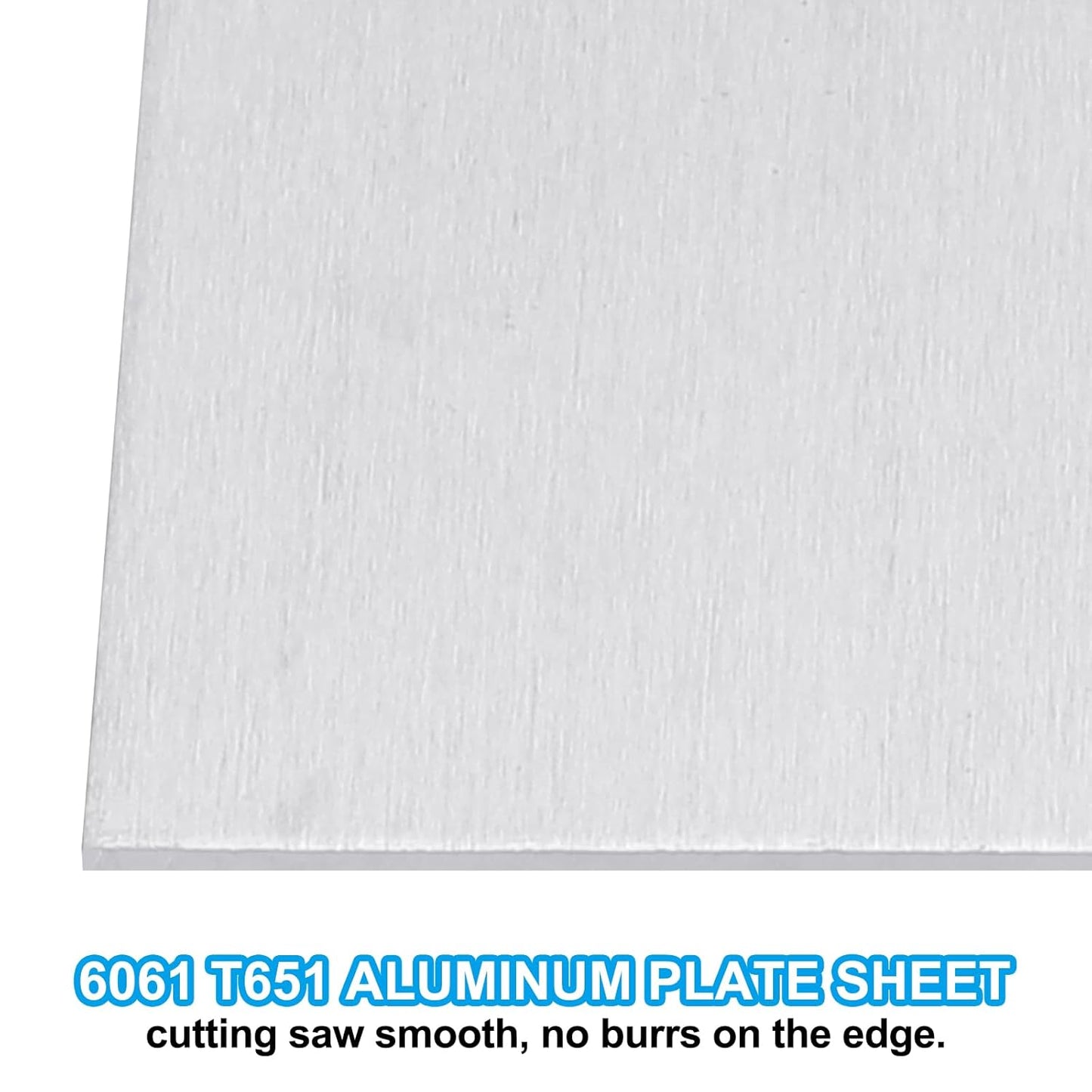 PATIKIL 6061 T651 Aluminum Sheet Metal 12 x 12 x 1/32(0.0315") Inch 3Pcs Flat Plain Aluminum Plate Covered Stock with Protective Film, Heat Rectangle 0.8MM for Lndustry Crafting