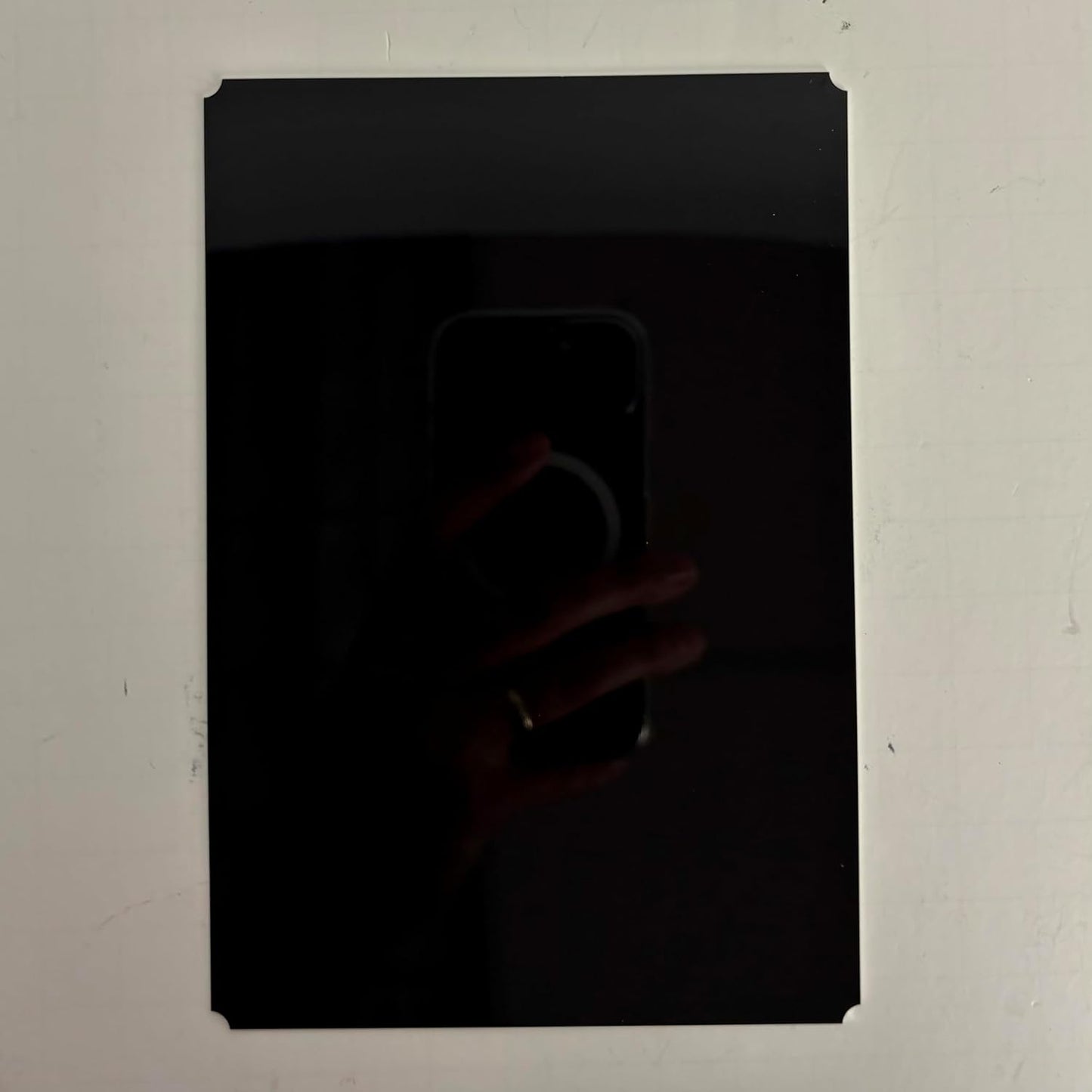 Blank Metal Plates for Laser Engraving - 4 Pack | Aluminum Sheets 0.020" Thick | CO2, Diode, Fiber Laser Compatible | Multiple Sizes & Colors (Black (engraves gold), 2x8.25 inch)