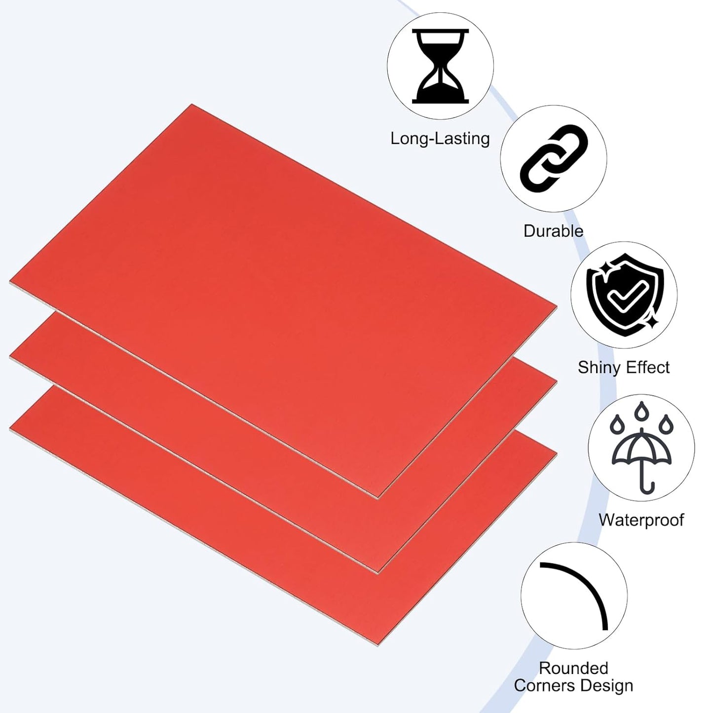 PATIKIL 2.1x3.3 Inch Anodized Aluminum Sheet Metal, 7Pcs Laser Plates Engraving Blanks 0.5MM Thin Rectangle for Crafting DIY Laser Engraving, Silver/Black/Blue/Green/Yellow/Red/Purple