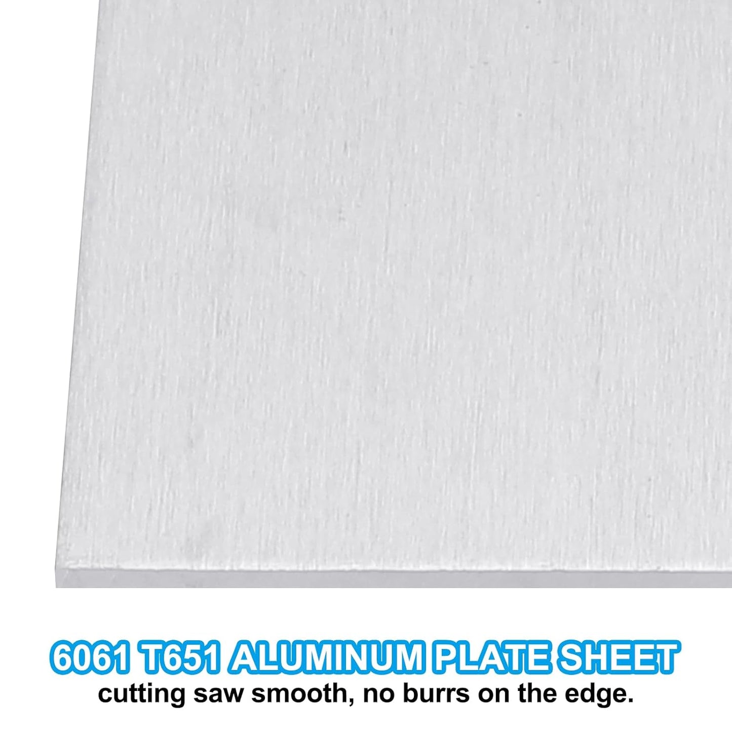PATIKIL 6061 T651 Aluminum Sheet Metal 12.09 x 11.97 x 1/25.4(0.04") Inch 1Pcs Flat Plain Aluminum Plate Covered Stock with Protective Film, Heat Rectangle 1MM for Lndustry Crafting