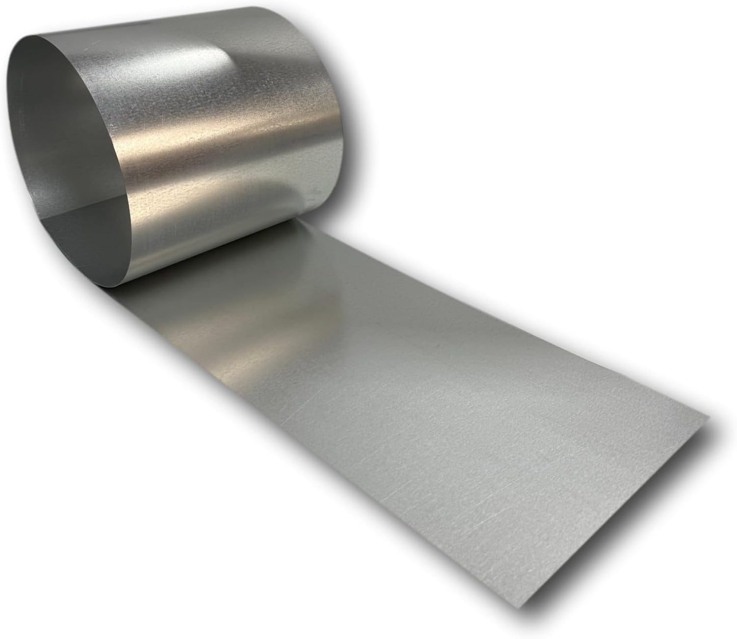 Eagle 1-24 Gauge KYNAR 500 Sheet Metal Flashing Rolls-10 FT Long-Heavy Duty-Commercial Grade-Roofing Flashing, Fascia Cover, Coping Cap-Multiple Sizes (6" x 10 FT, Galvanized)