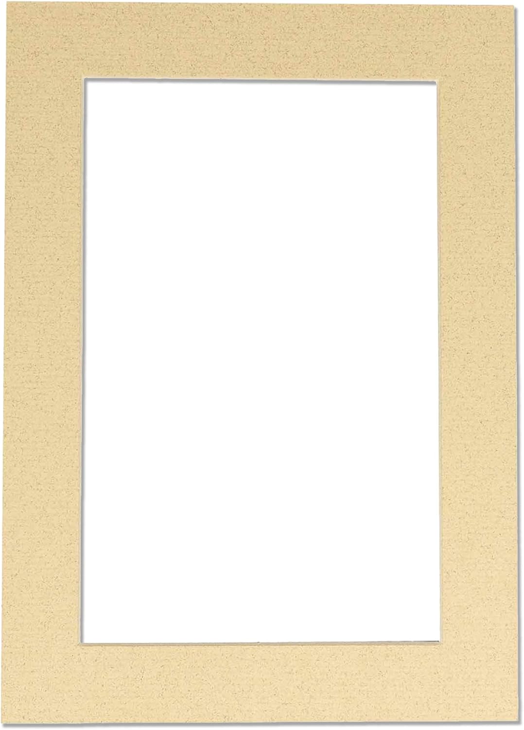 8x10 Mat for 6x8 Photo - Precut Tan Picture Matboard for Frames Measuring 8 x 10 Inches - Bevel Cut Matte to Display Art Measuring 6 x 8 Inches - Acid Free ONE MAT