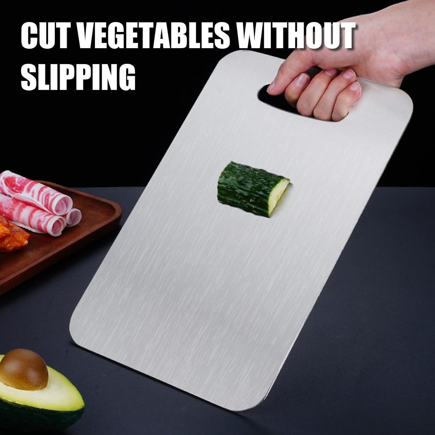 SHIRIA Titanium Cutting Board, Cutting Boards For Kitchen, Double-Sided Titanium Cutting Board for Cutting Vegetables And Meat (14 * 10 in)