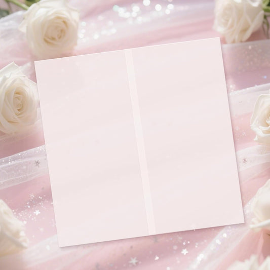 30 Pack Pre-Folded Vellum Jackets for 6x6 Invitations, Translucent Vellum Paper 6x6 Jackets, 100GSM Wedding Invitations Wraps, Envelope Liners for Birthdays, Baby Showers
