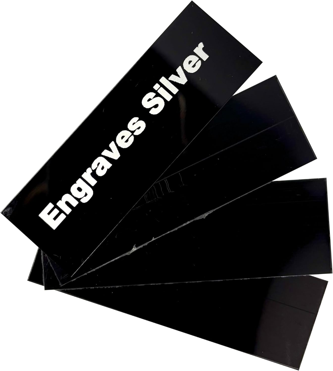 Blank Metal Plates for Laser Engraving - 4 Pack | Aluminum Sheets 0.020" Thick | CO2, Diode, Fiber Laser Compatible | Multiple Sizes & Colors (Black (engraves silver), 8.25x11.25 inch)