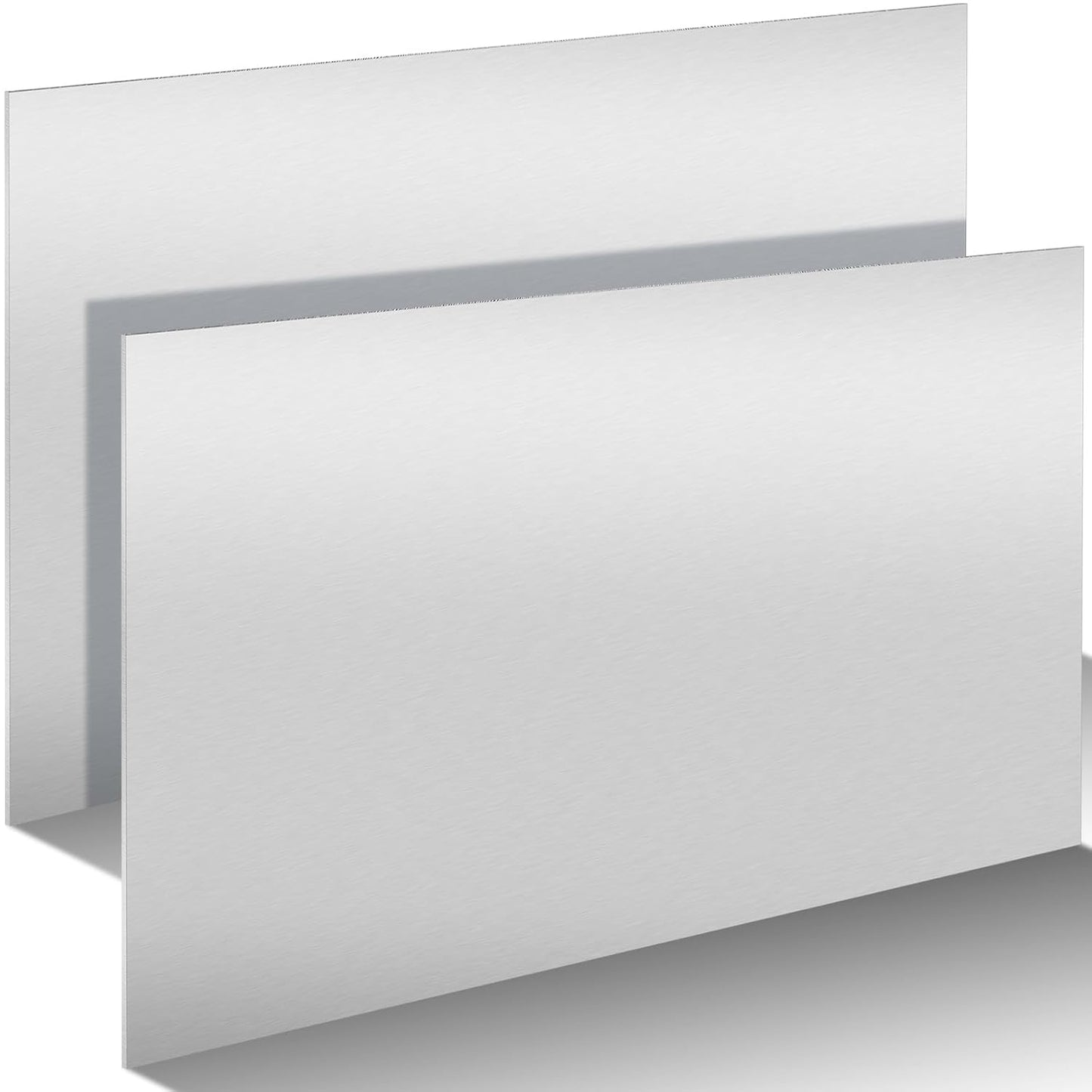 2 Pack 5052 Aluminum Sheet Metal 9" x 12" Aluminum Plate 1/8 (0.125'') Inch Thickness Rectangle Metal Panels for Industry Crafting Handcraft DIY Projects