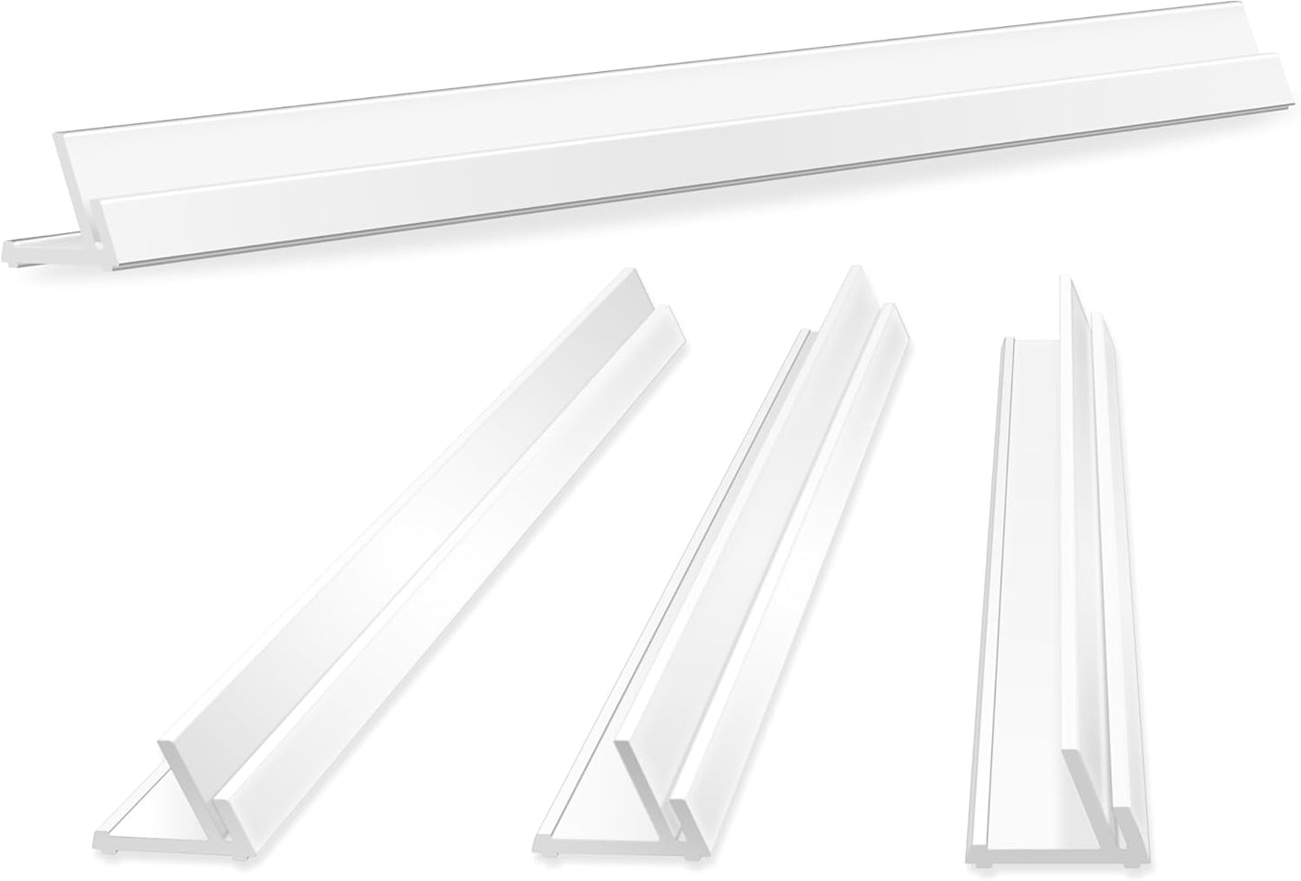 Lightweight Non-Slip Card Holder Stand – Set of 4, 13.4 Inches – Made in Japan for Card Games and TCG, Anti-Skid Base (4 Pack-White)