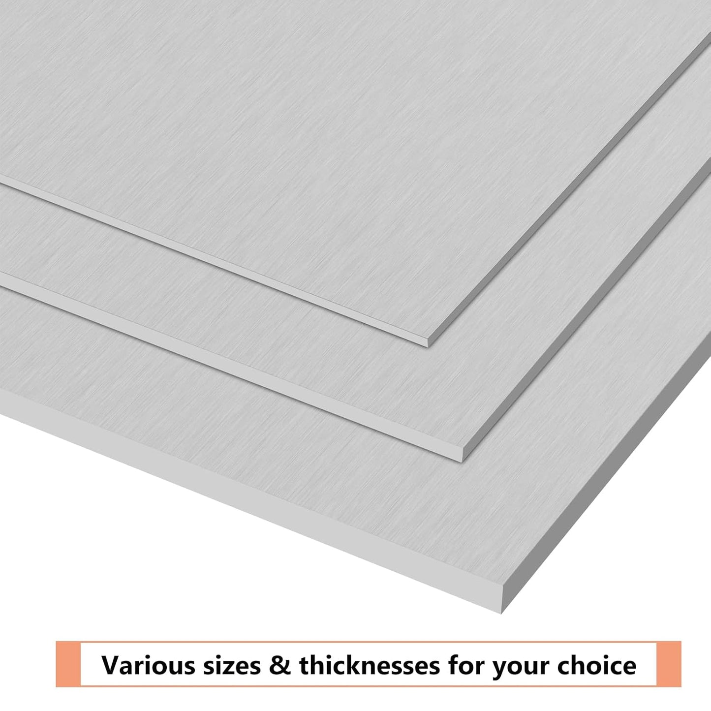 6061 T651 Aluminum Sheet Metal 10" x 10" x 1/4" Inch Flat Plain Thick Aluminum Plate Covered with Protective Film, 6MM Heat Treatable Rectangle Aluminum Metal Plate for Crafting, Industrial