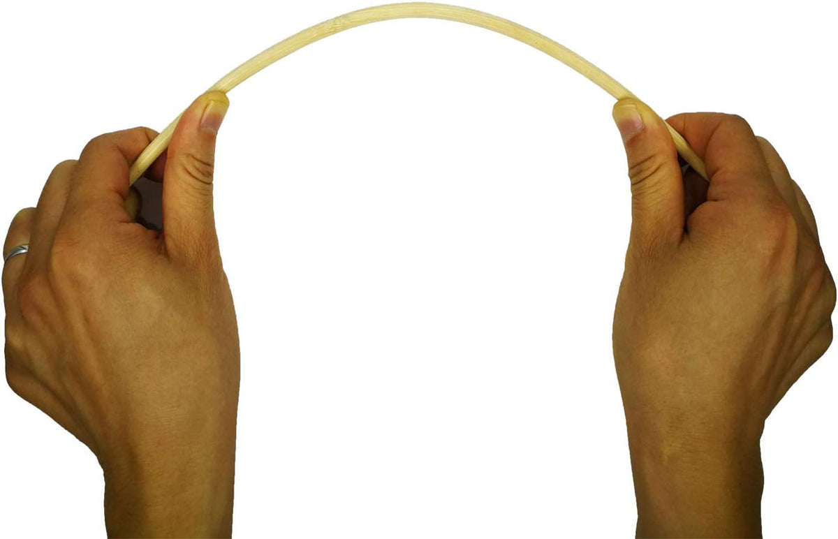 12 Inch Long and 16 Inch Long Natural Blank Round Unfinished Bamboo Dowel Rods Craft Sticks Craft Projects,60 Pieces(0.24 Inch Diameter)