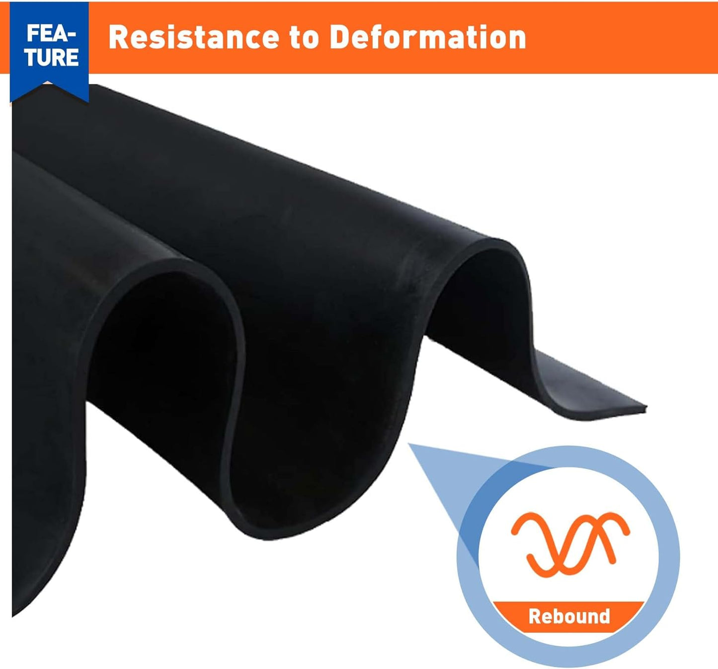 MAGZO Backed Adhesive Foam Padding 1/2" Thick x 12" W x 59" L, Black Neoprene Sheets, Closed Cell Foam Sheet Roll