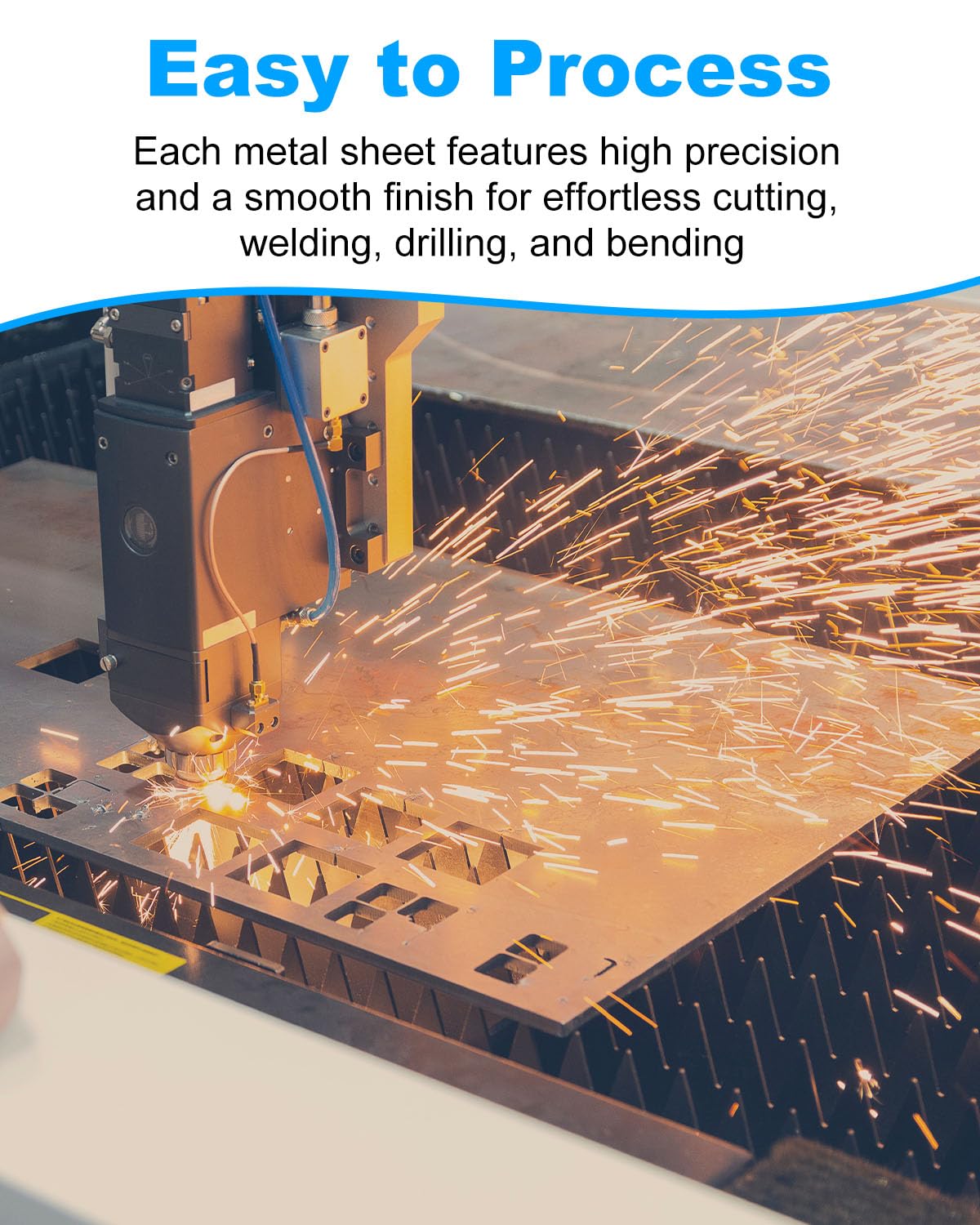 4 Pcs 20 Gauge Sheet Metal Plates, 12" x 6" Cold Rolled Steel Plates, Weldable Steel Sheet Metal for Professional, Industrial, DIY Use