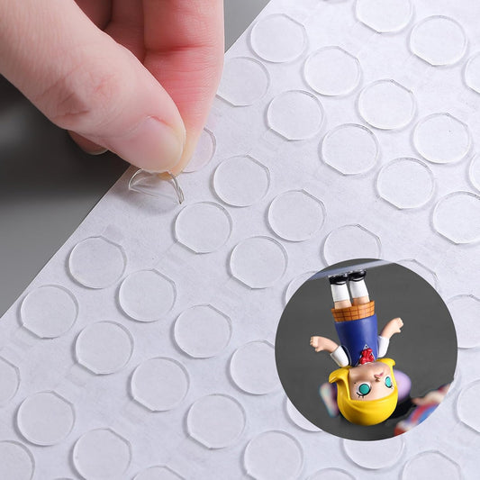 Adhesive Stick dots Two-Sided Sided Mounting Putty Stick Tack for Wall Hanging Crafts Balloons Festival Party Decorations,Clean Removable(0.79"*0.79"-540)