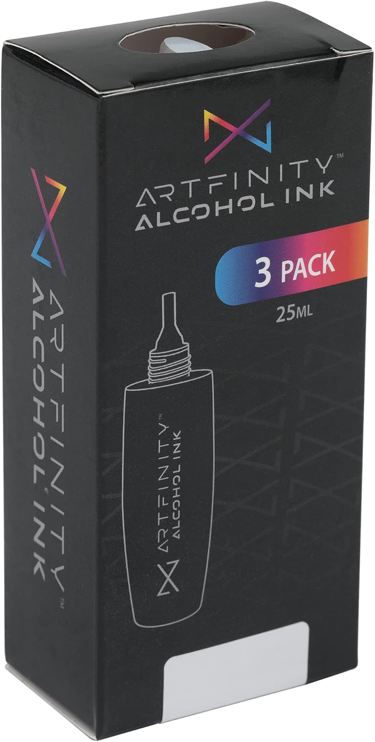 Alcohol Inks 3 Pack - Vibrant, Professional, Dye-Based Alcohol Inks for Artfinity Alcohol Markers, Artists, Drawing, & More! - Viola BV2-4