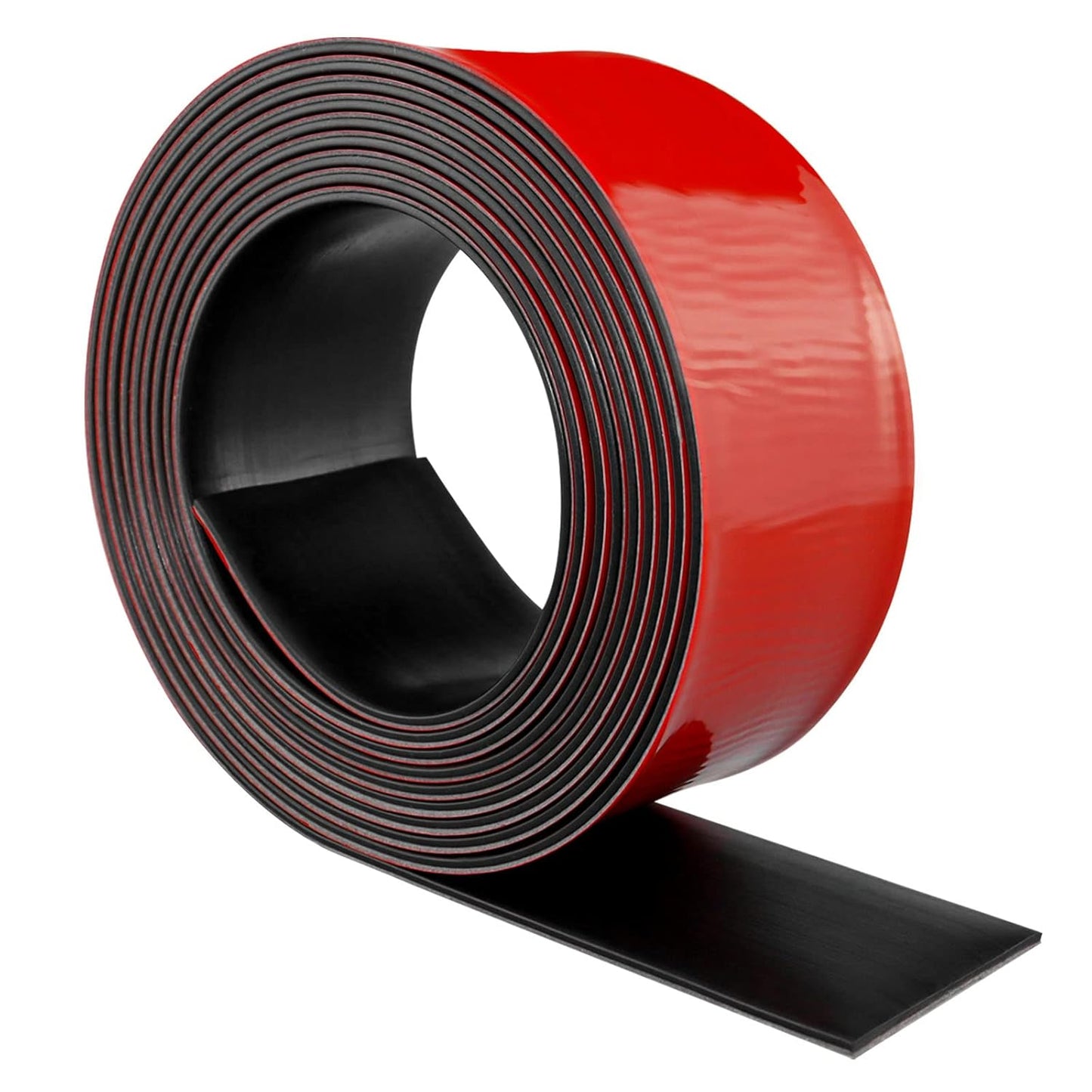 Neoprene Rubber Strips Self Adhesive Solid Rubber Sheets, Rolls & Strips for DIY Gaskets Crafts Pads Seals Warehouse Flooring Neoprene Sheet with Adhesive Backing (2" Wide x 1/16" Thick x 40' Long)