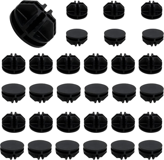 32 Pcs Black Plastic Connector, Wire Grid Cube Connector for Modular Closet Storage Organizer and DIY Wire Cube Storage Unit