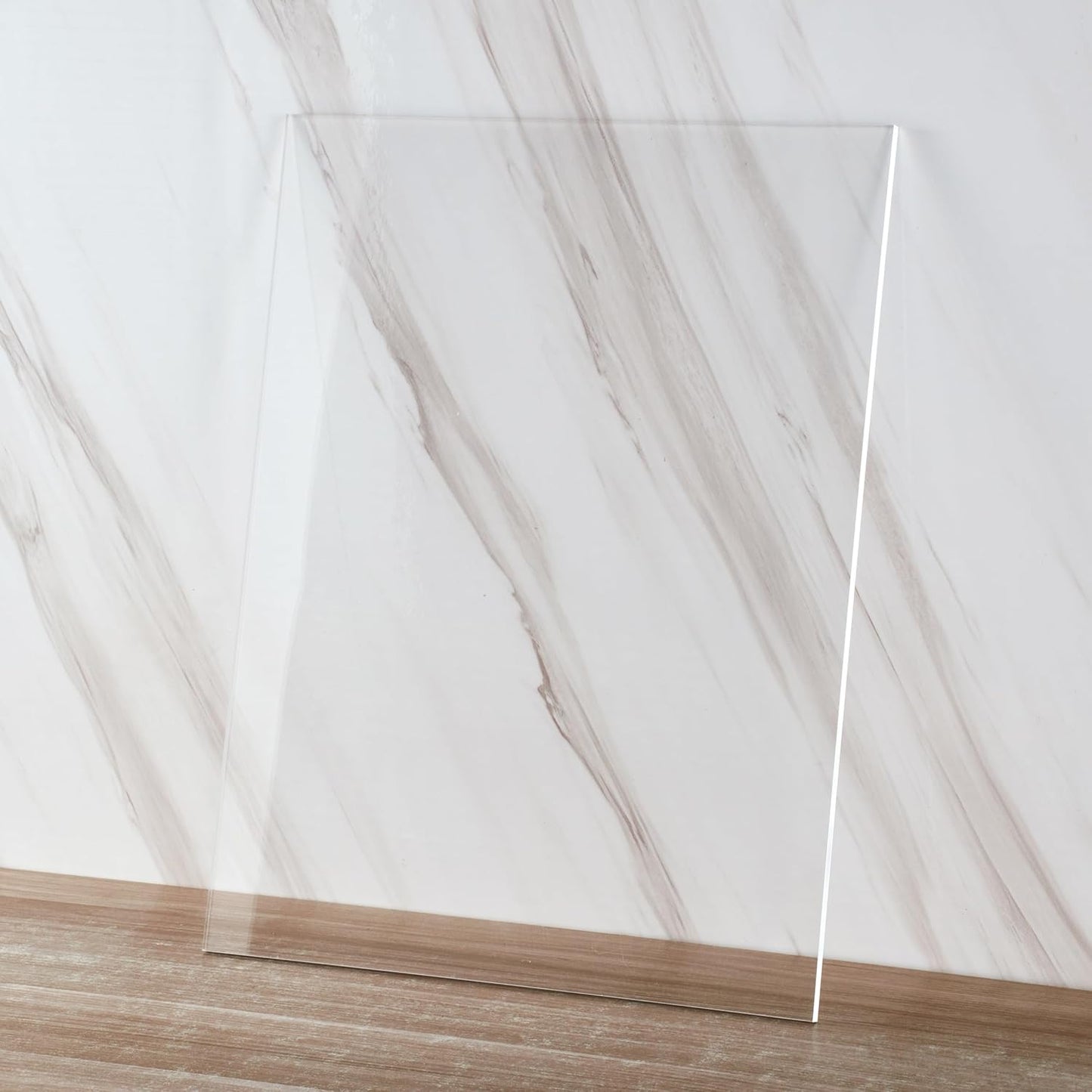 Clear Acrylic Sheet 5" x 7" Cast Plexiglass Panel 1/8" Thick (3mm) Transparent Plastic Board for Sign, Craft, Display Projects, Laser Cutting, Engraving, Pack of 2