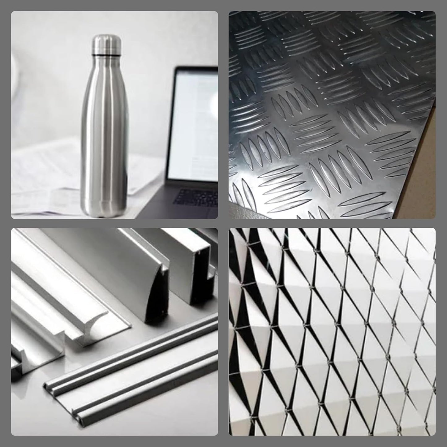 2 Pack 6061 T651 Aluminum Sheet Metal 12" x 16" x 1/8" (0.125") Rectangle Metal Plate Covered with Protective Film, 3mm Flat Aluminum Plate for Crafting and Industry
