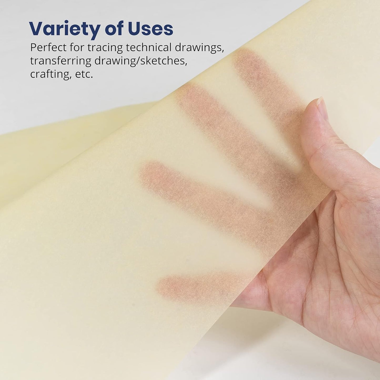 Pacific Arc Tracing Paper Roll, Yellow, 24 Inch x 50 Yard Roll