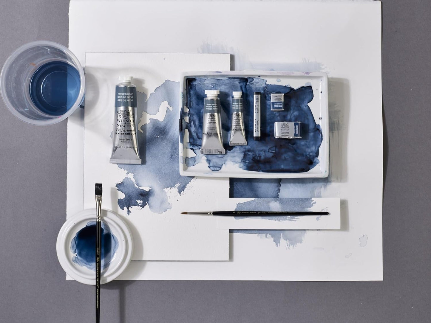 Winsor & Newton Professional Water Colour Paint, Half Pan, Cadmium-Free Yellow