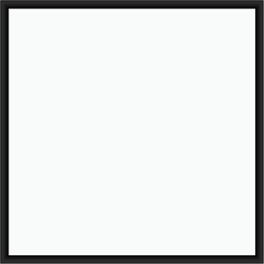 U Brands Magnetic Dry Erase Board White Board, 36" x 36" Inches, Black Wood Frame (2892U00-01)