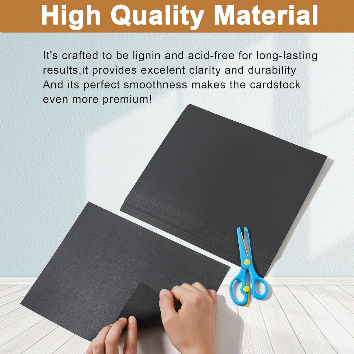 40 Sheets Black Shimmer Cardstock 8.5 x 11 Halloween Cards, 75lb Heavyweight Black Paper Card Stock for Card Making, greeting Cards, Wedding Invitations, Paper Crafting