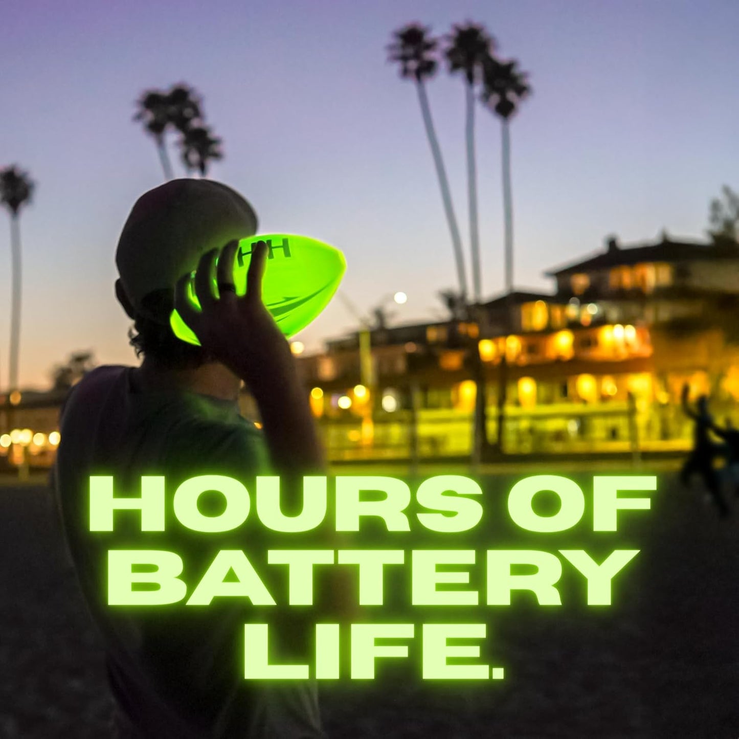 LIGHTRO - Soft Foam Glow in The Dark Football - 8" Youth Size - Super Bright LEDs - Batteries Included - LED Football - for Kids 6 7 8 9 10 11 12 - Light Up Gift for Birthdays - Kids & Boys