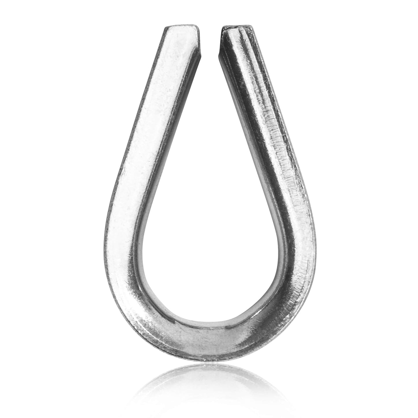 Heavy Duty Stainless Steel Thimbles for 1/8” Cables, T316 Marine Grade – Lot of 100