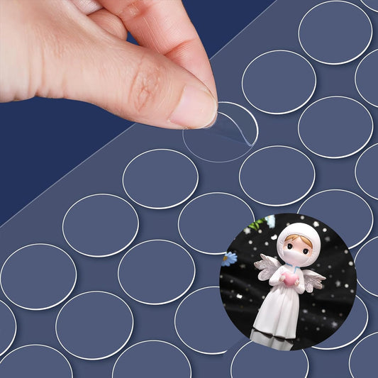 Adhesive Stick dots Two-Sided Sided Mounting Putty Stick Tack for Wall Hanging Crafts Balloons Festival Party Decorations,Clean Removable(0.78"*0.78"-300)