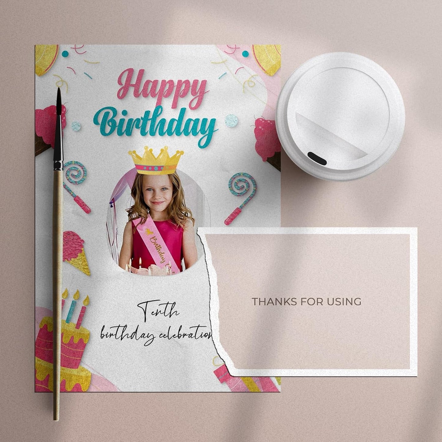 YKW Word Die Cuts for Card Making, Happy Birthday Merry Christmas Anniversary Congratulations Thank You Metal Cutting Dies, for DIY Scrapbooking Photo Albums Crafts Holiday Words Paper Art