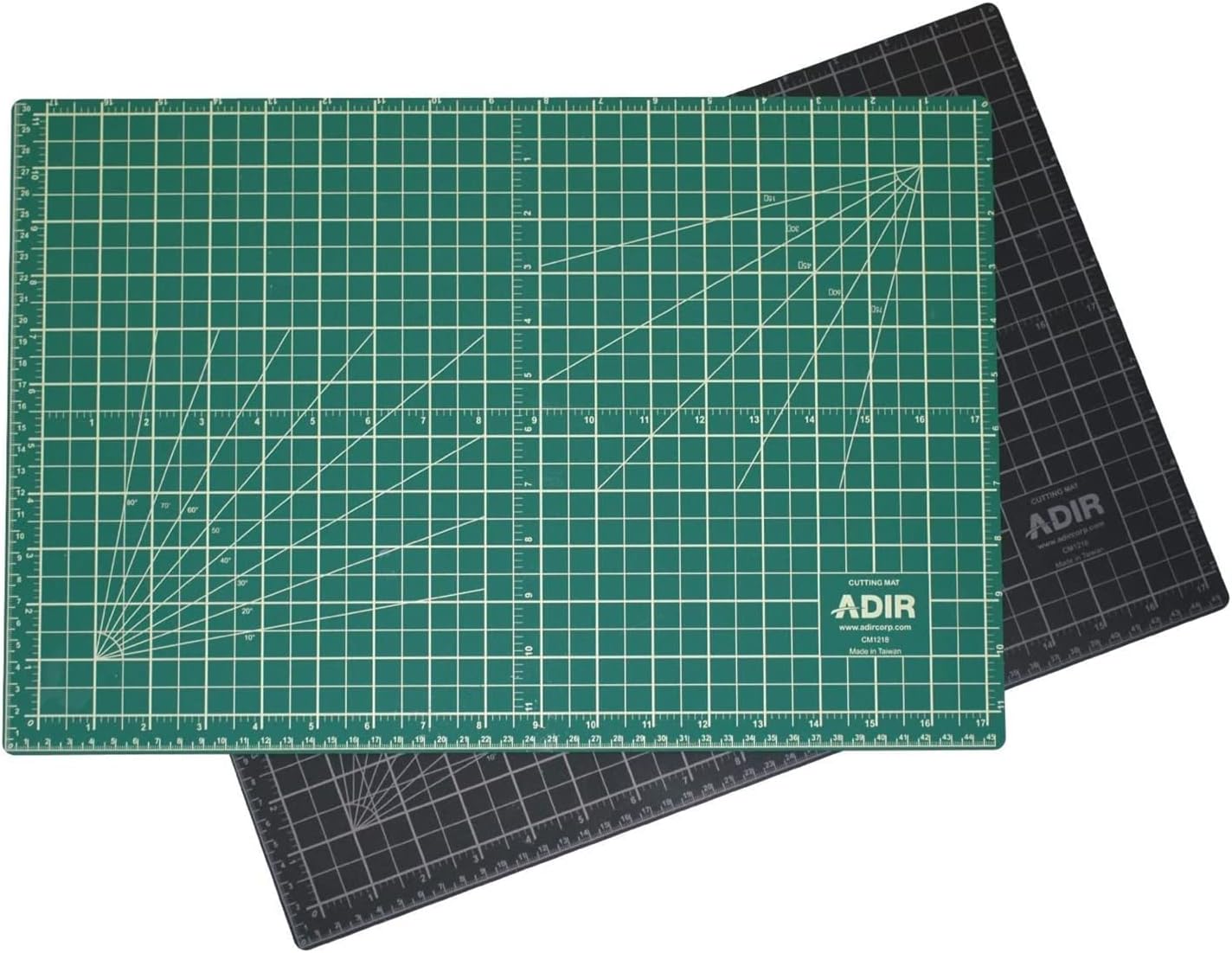 Adir Self Healing Cutting Mat - 24x36 Inches Quilt and Sew Cutting Mat with 5 Layers, Double Sided Cutting Mats for Crafts - Reversible Non-Slip Cutting Pad with Grid