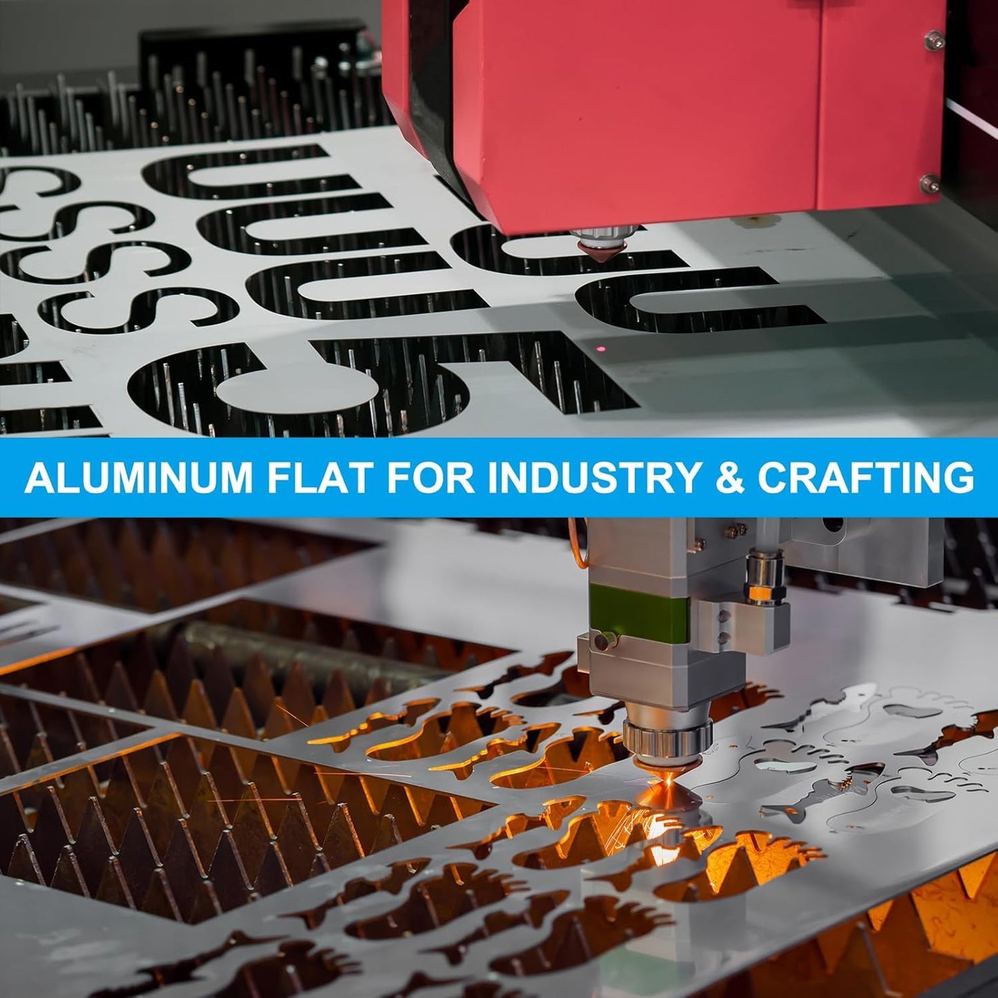 PATIKIL 6061 T651 Aluminum Sheet Metal 4 x 4 x 1/8(0.125") Inch 3Pcs Flat Plain Aluminum Plate Covered Stock with Protective Film, Heat Rectangle 3MM for Lndustry Crafting