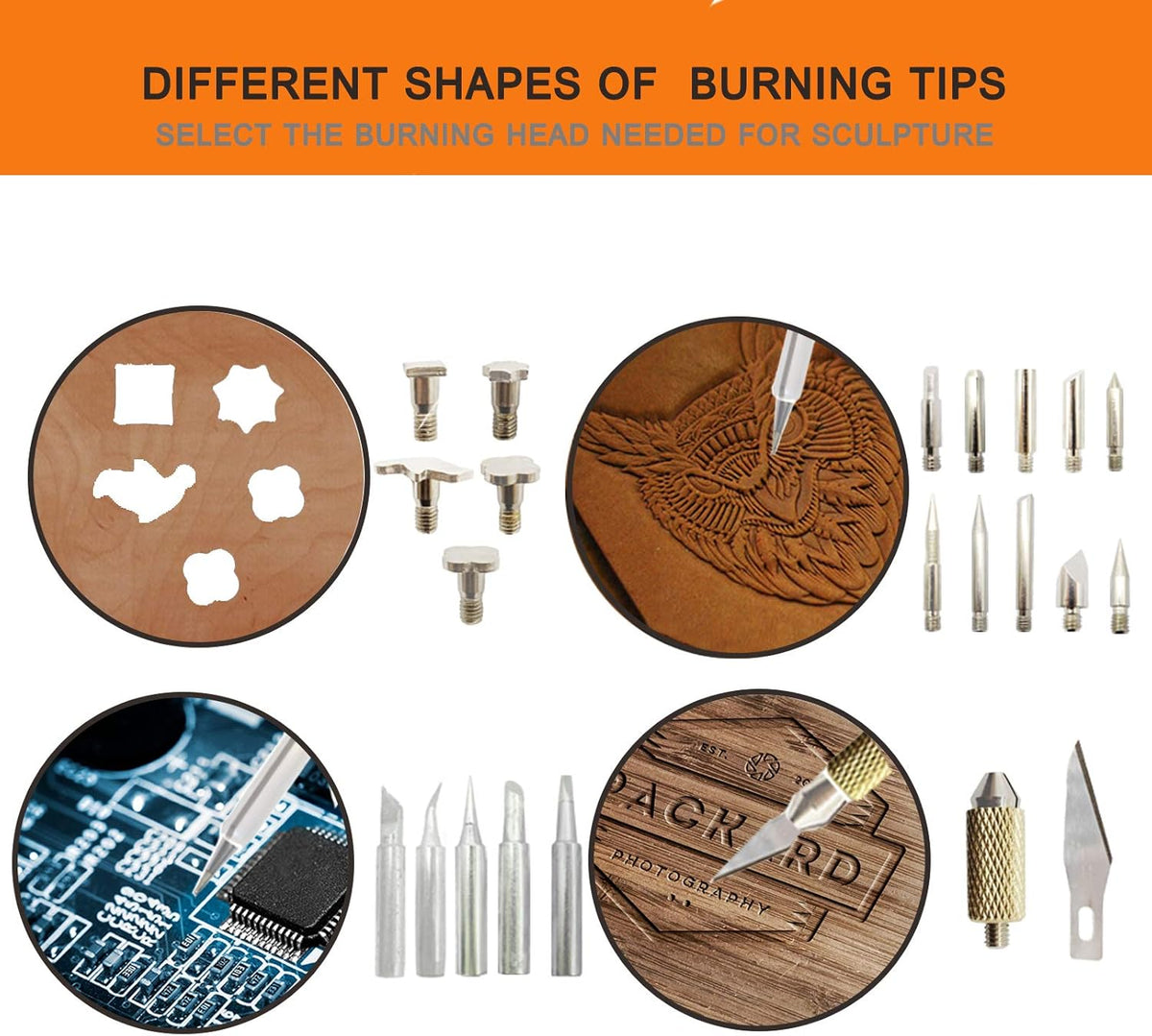 Wood Burning Kit, 110 Pieces Wood Burning Tool with Adjustable Temperature 200-420°C, Professional Wood Burner Pen for Embossing Carving Soldering