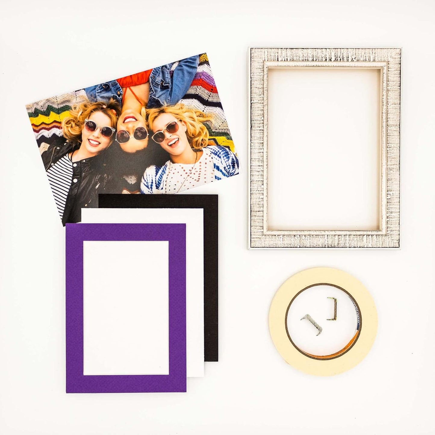 11x14 Mat for 8.5x11 Photo - Precut Purple Picture Matboard for Frames Measuring 11 x 14 Inches - Bevel Cut Matte to Display Art 8.5 x 11 Inches - Acid Free ONE MAT with Backing Board & Clear Bag