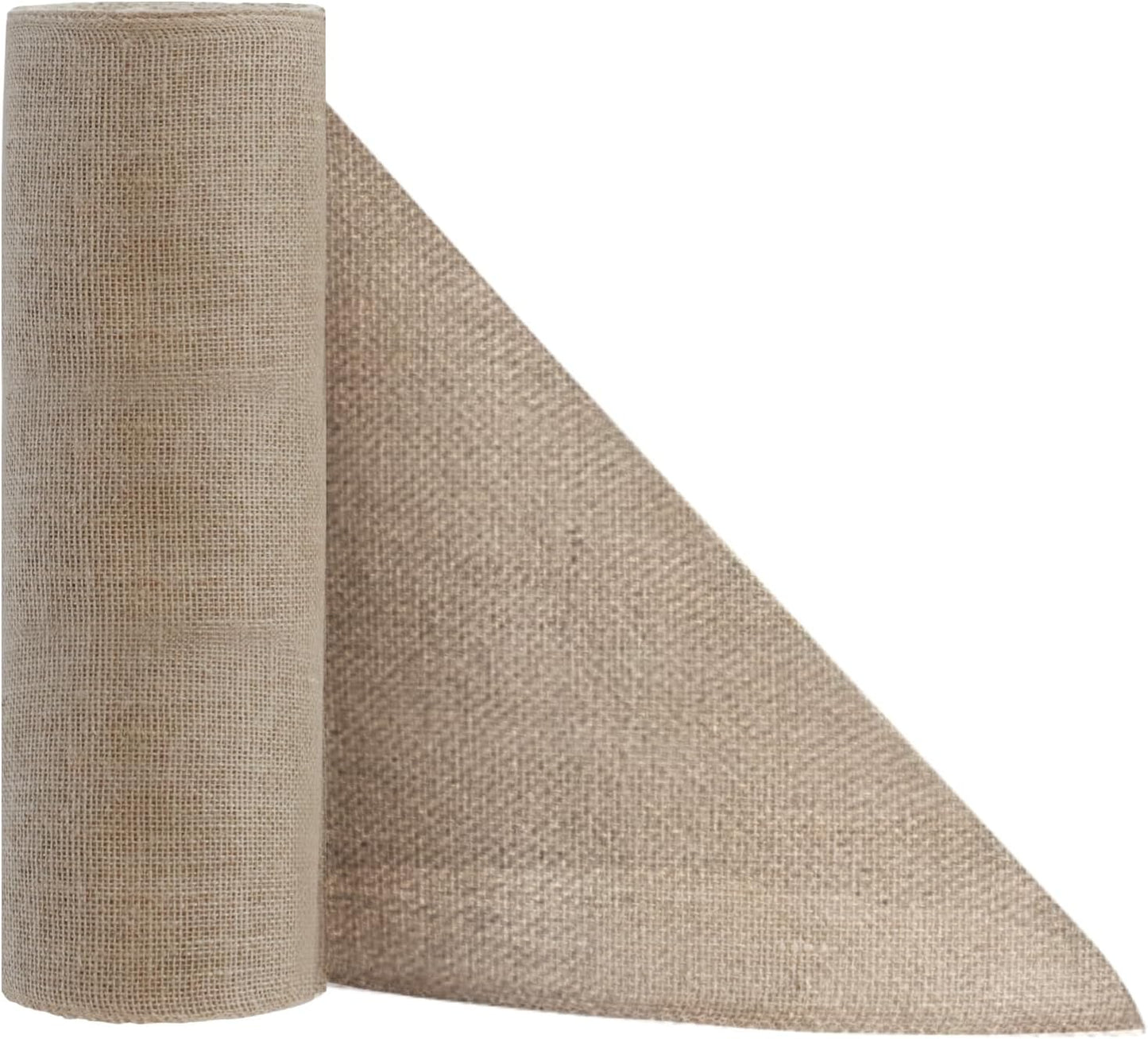 Shatex Natural Burlap Roll,36inch x 30ft High Density Burlap Fabric for Craft Projects,Table Runners,Weddings Decor,Christmas Decorations