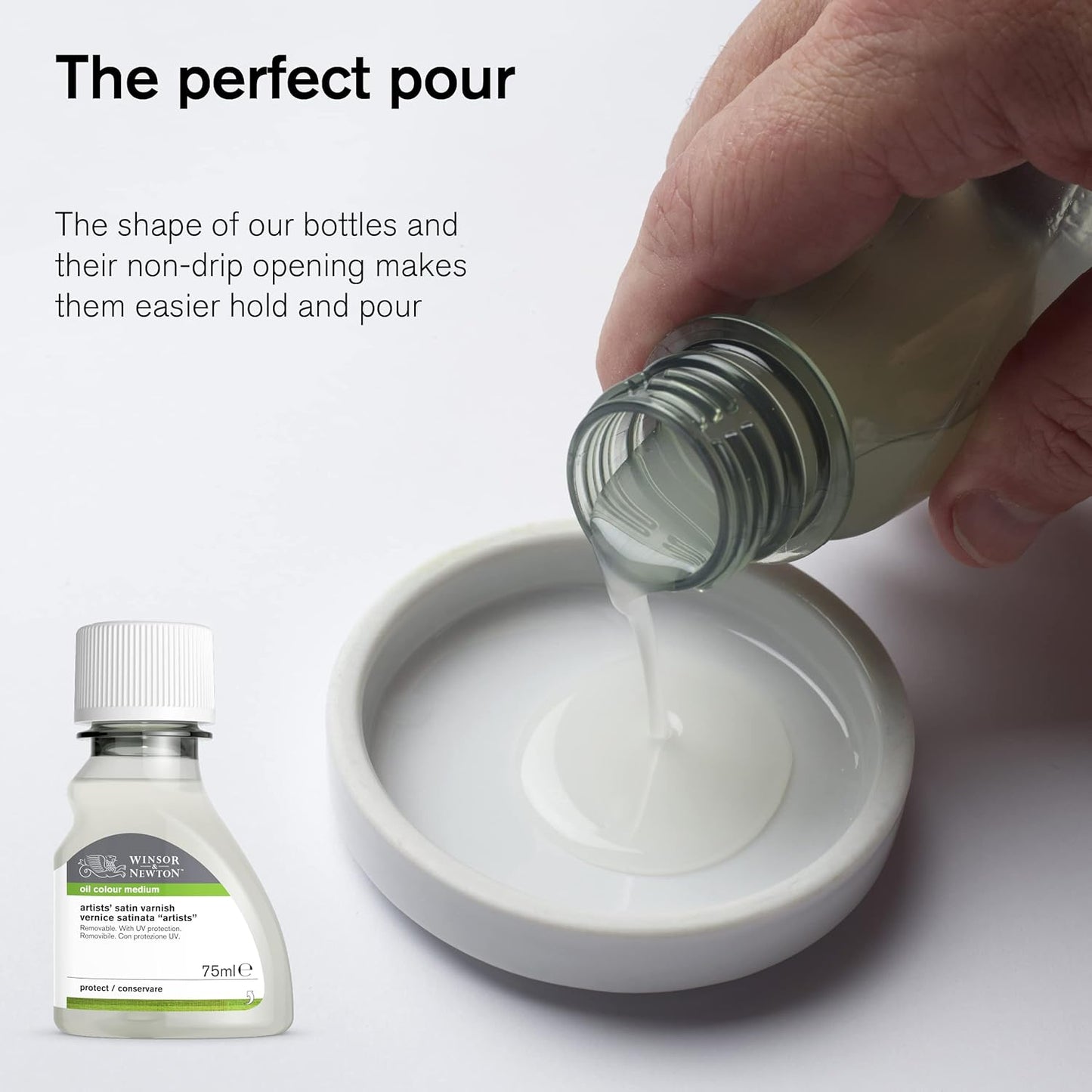 Winsor & Newton Professional Artists' Retouching Varnish, 75ml (2.5oz) Bottle