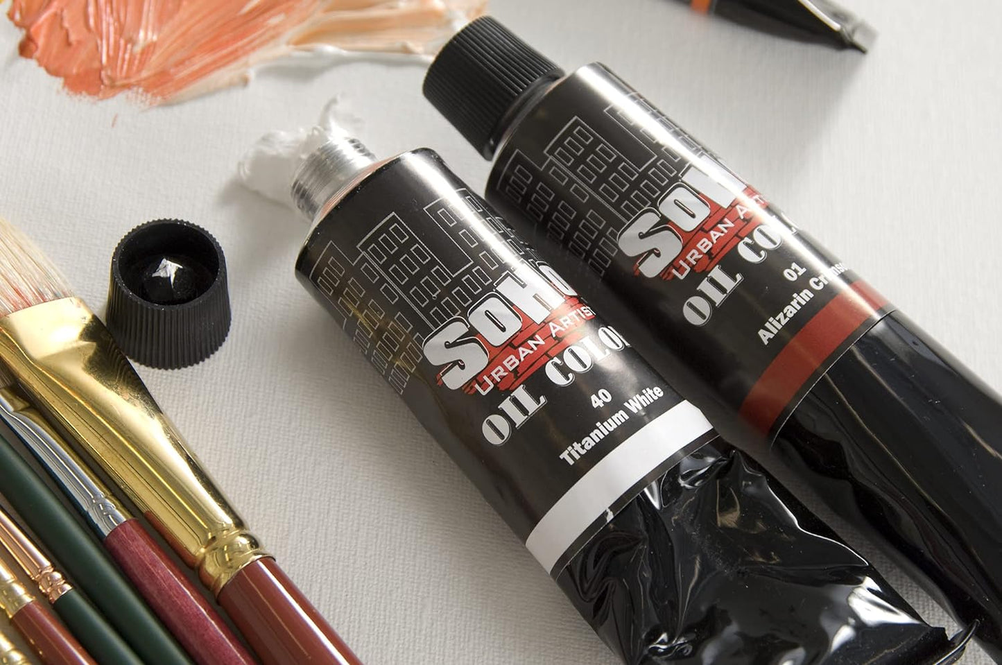 Soho Urban Artist Oil Paint - Ultramarine Blue, 50 ml Tube - Best Valued Oil Colors for Painting, Excellent Pigment Load