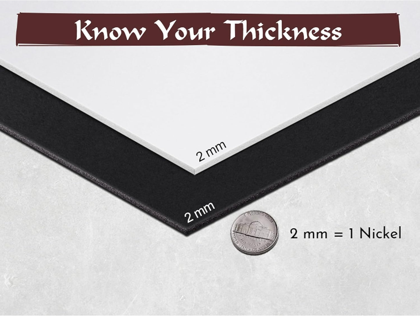 2-Pack Shape Retention EVA Cosplay Foam - 2mm Thick (White) 14x39 inch High Density EVA Craft Foam Sheets - Premium 85 kg/m3 Heat Shape Material for DIY, Comic, Con or Halloween Costumes - The Foamory