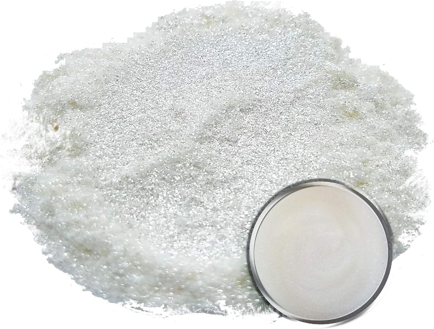 Eye Candy Pigments Premium White Mica Powder - AKI White (25gr) - for Epoxy, Resin, Soap, Paint, Woodworking, Acrylic Pouring, Bath Bombs, Fishing Lures - DIY Arts and Crafts Additive