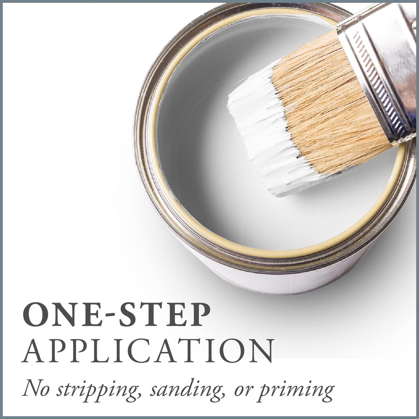 Amy Howard Home - One Step Paint - Weybridge White 32 oz Quart - Eco-Friendly, All in one Chalky Finish Paint Durable Cabinet, Furniture, Home Decor, Crafts and more. Built in Primer and Top Coat. No