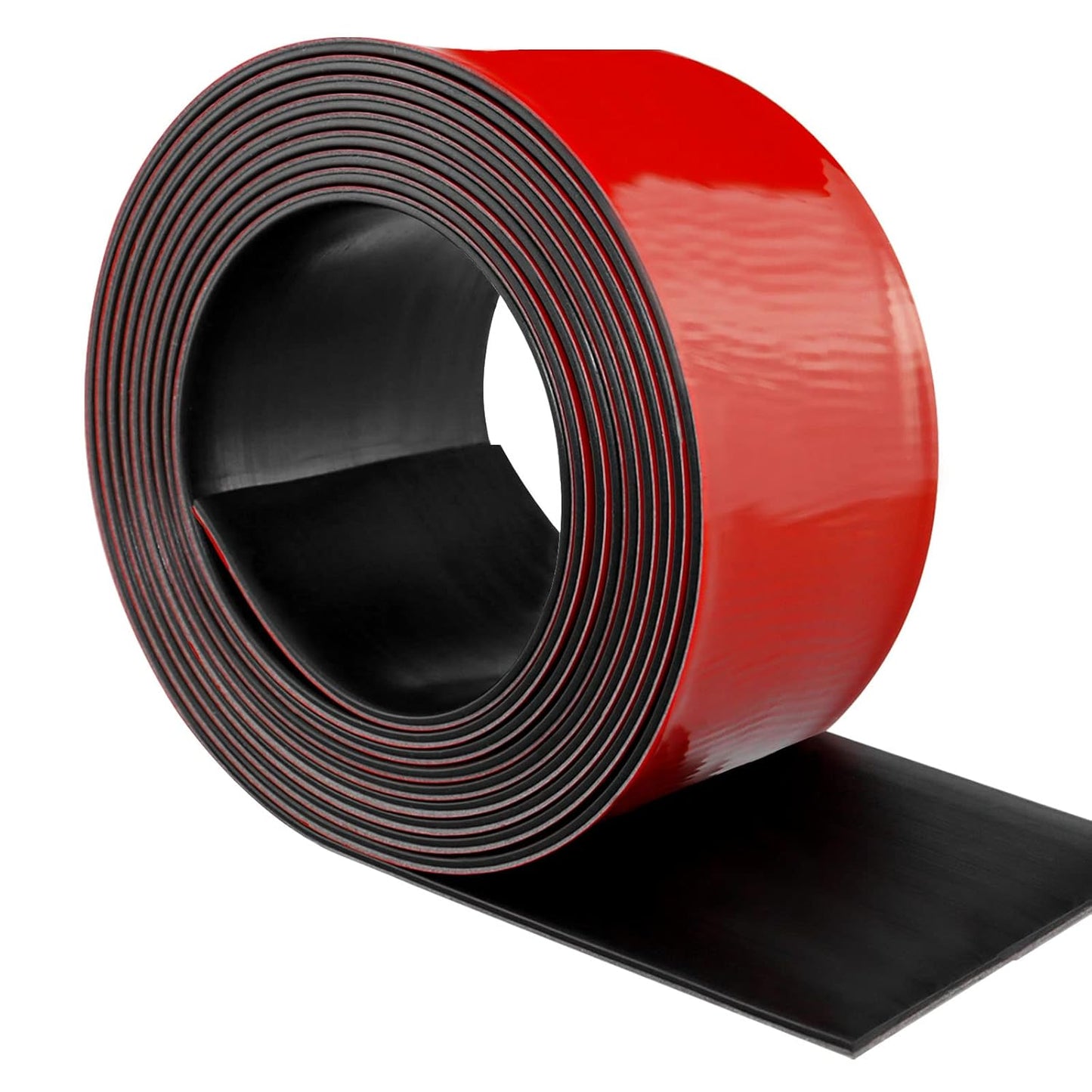 Neoprene Rubber Strips Self Adhesive Solid Rubber Sheets, Rolls & Strips for DIY Gaskets Crafts Pads Seals Warehouse Flooring Neoprene Sheet with Adhesive Backing (6" Wide x 1/5" Thick x 10' Long)