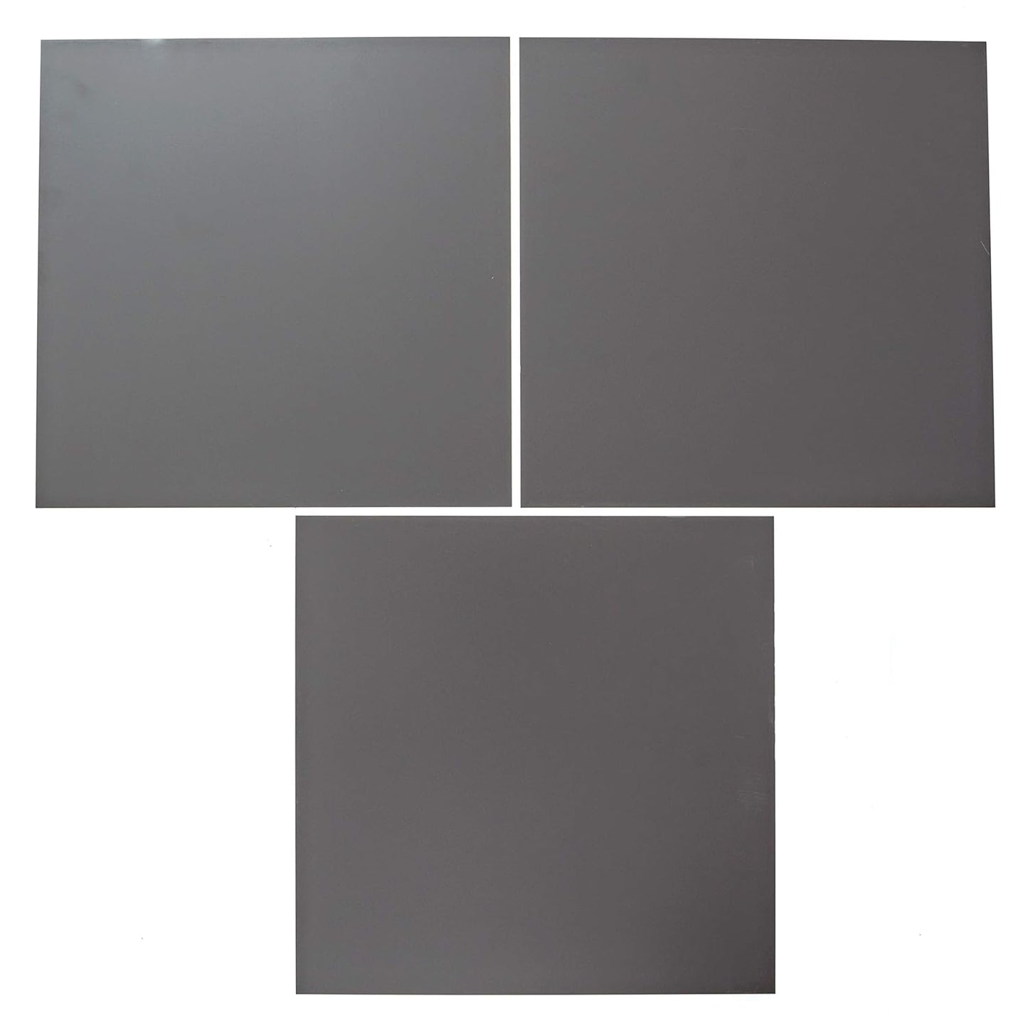 EAGLE 1: 12" x 12" 26 Gauge Sheet Metal Squares (3 Pack Per Order, Multiple Colors) Great for Arts, Crafts, DIY Home or Work Projects (12" X 12", Charcoal Grey)