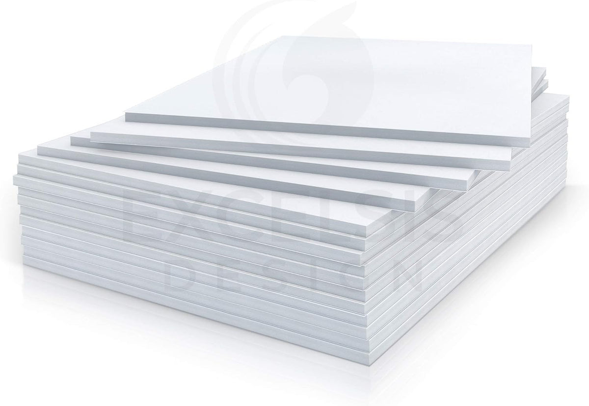 White Foam Board 8 x 10 x 1/8" (3mm) Inch, 15 Pack Acid-Free Foam Core Poster Board Sheets for Art, Crafts, Presentation, Vision Board, Signboard, and Party Decorations