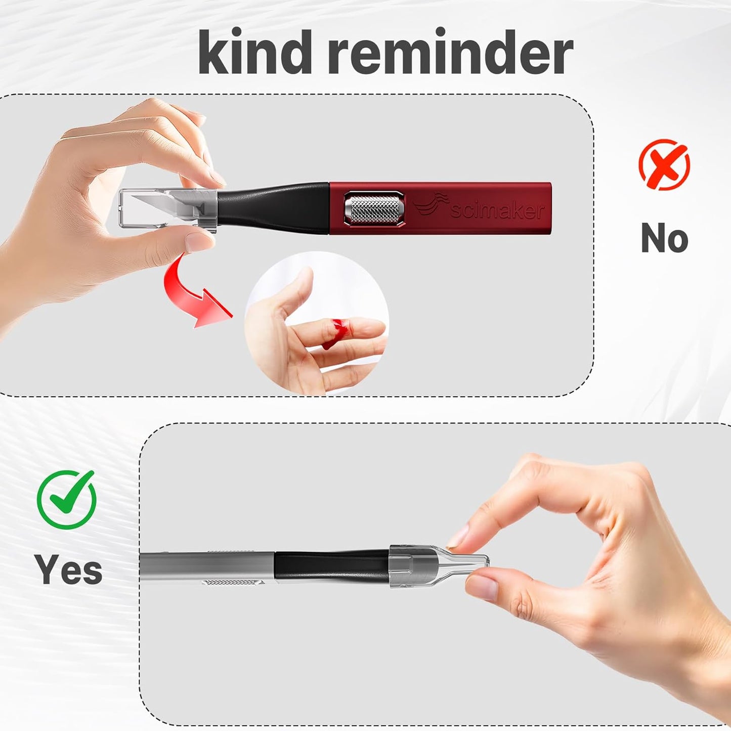 3 PCS Exacto Knife,Hidden Blade Design at The End,Comes with 5 Spare High Qualiry Carbon Steel Exacto Knife Blades. Craft Knife for Crafting, Arts,Modeling,Scrapbooking,Stencil,DIY Projects.Silver