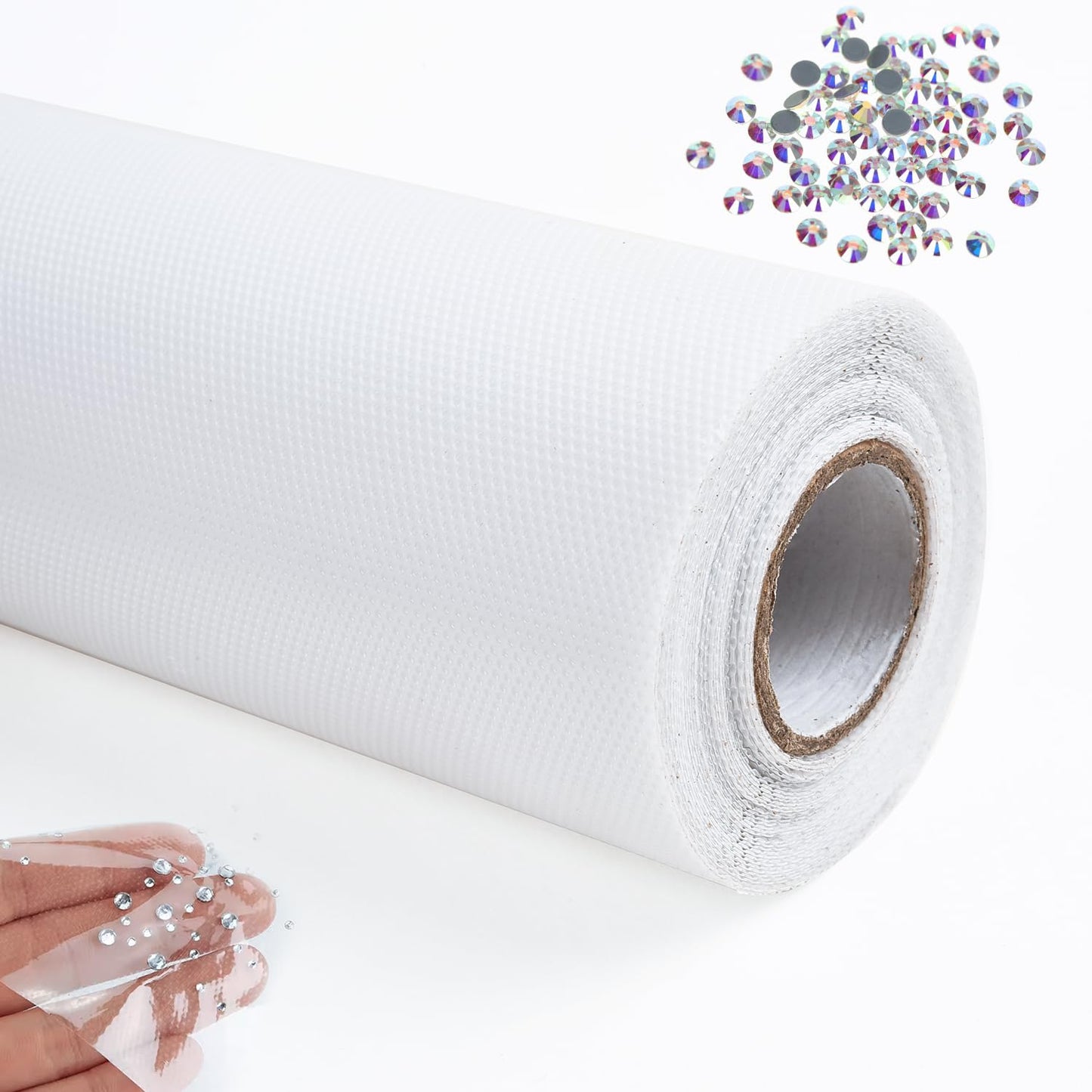 Blinginbox Hotfix Tape,Hot Fix Rhinestones Transfer Film Paper Iron on Rhinestones Transfer Paper.(16ft*9.5in)